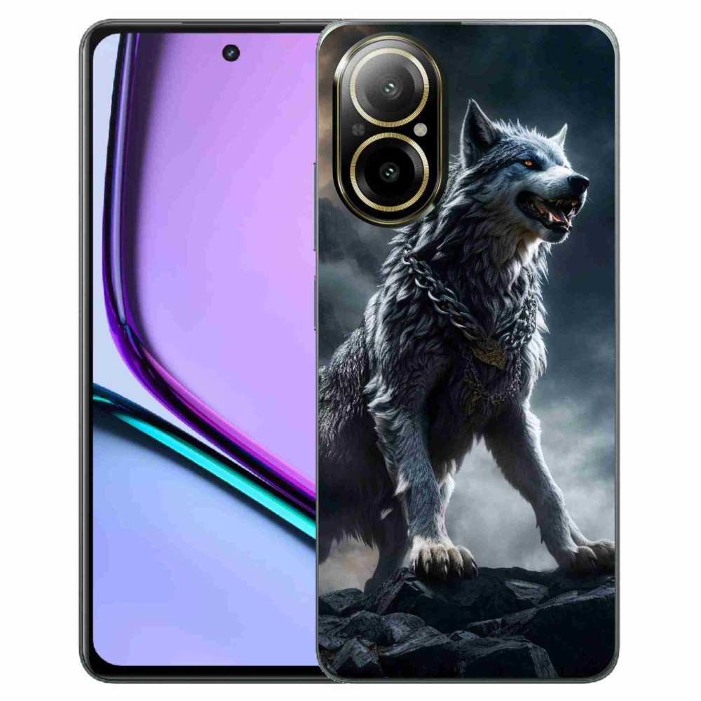 Gelový kryt mmCase na Realme C67 - vlk 1