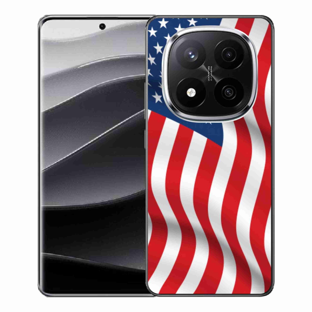 Gelový kryt mmCase na Xiaomi Redmi Note 14 Pro+ 5G - USA vlajka