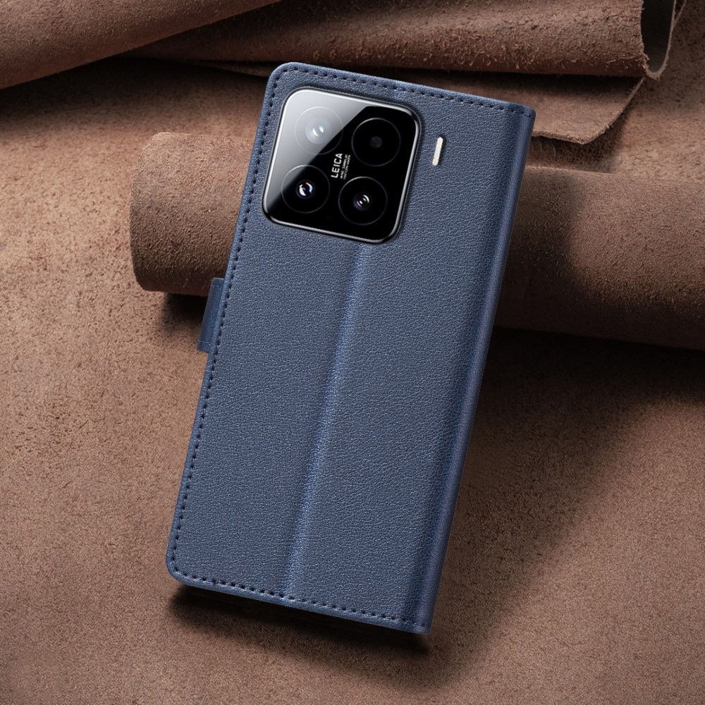 BINFEN knížkové pouzdro na Xiaomi 15 - modré