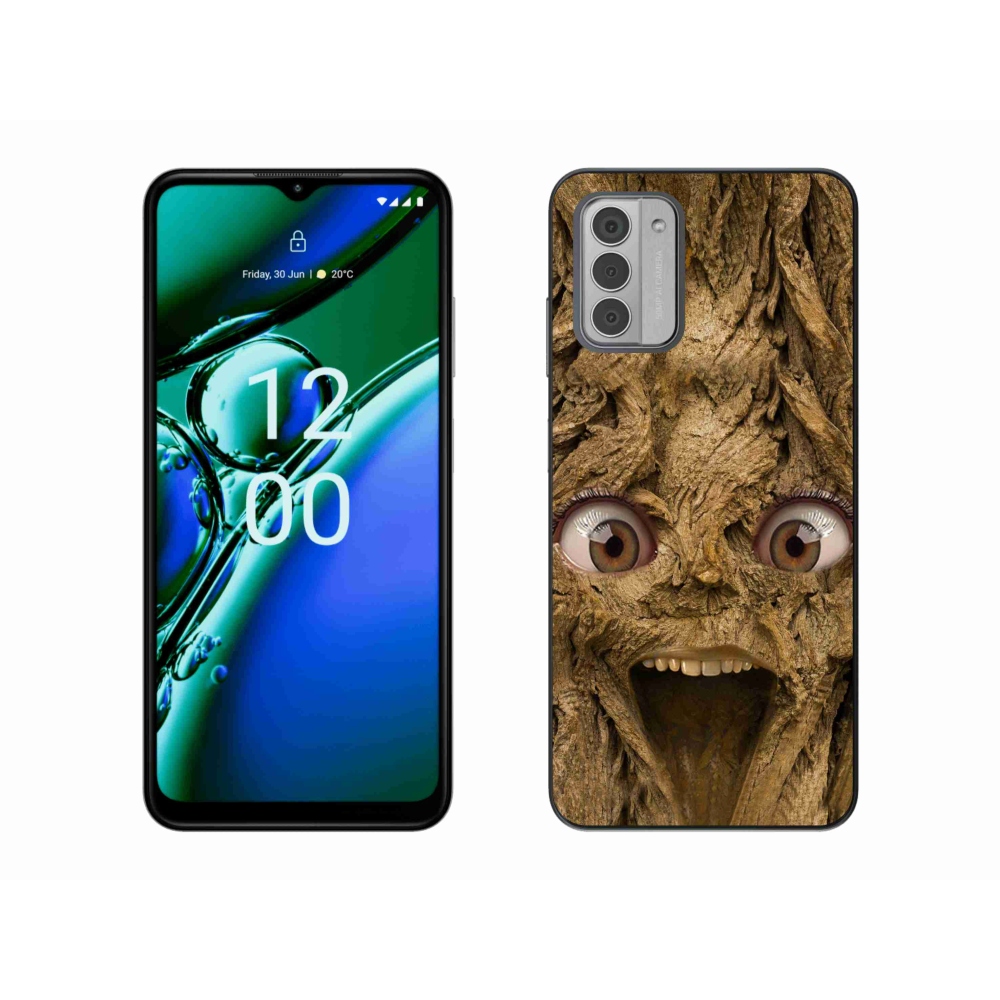 Gelový kryt mmCase na Nokia G42 - veselý strom s očima