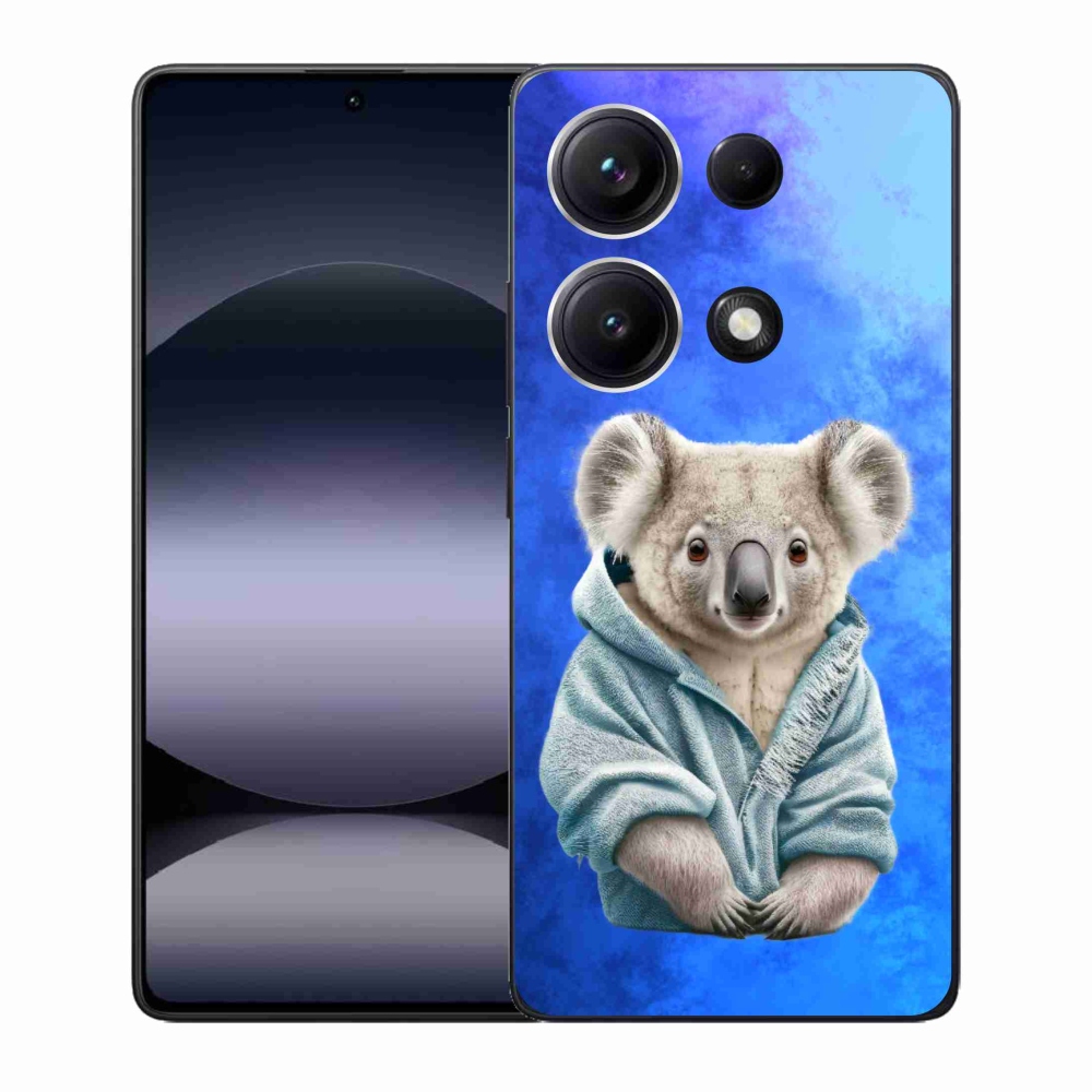 Gelový kryt mmCase na Xiaomi Redmi Note 14S - koala ve svetru