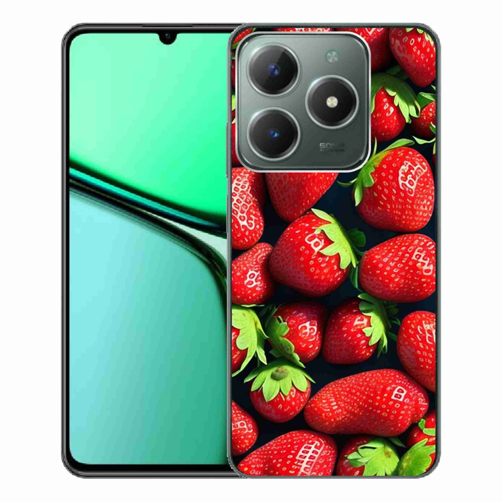 Gelový kryt mmCase na Realme C61 - jahody
