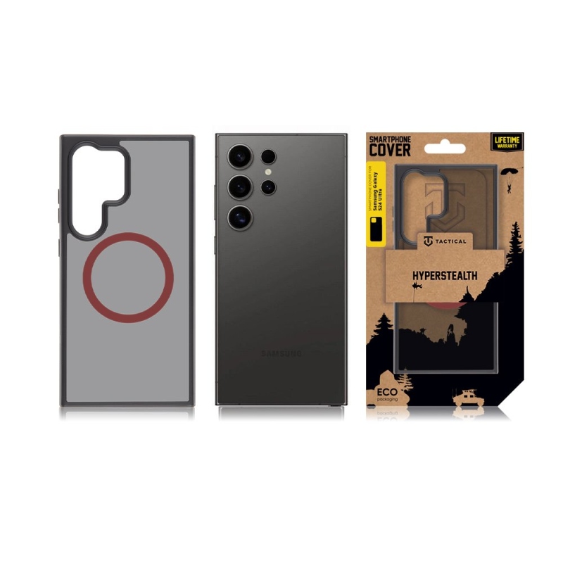 Tactical MagForce Hyperstealth 2.0 Kryt pro Samsung Galaxy S24 Ultra Black/Red