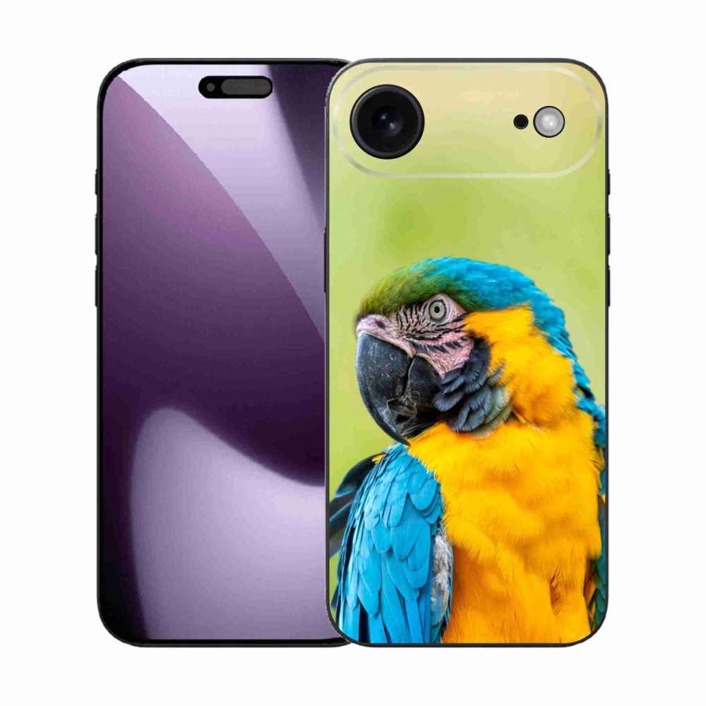 Gelový kryt mmCase na iPhone 17 Air - papoušek ara 2