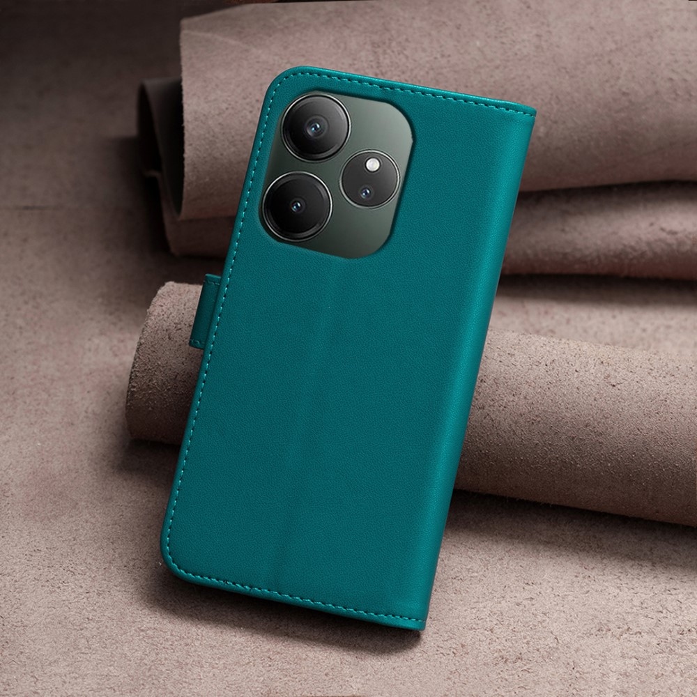 BNF knížkové pouzdro na Realme GT 6 5G/GT 6T 5G - zelené