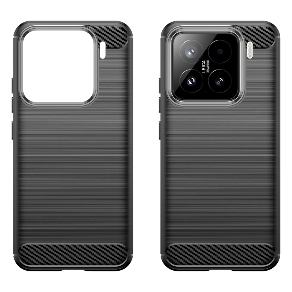 Carbon odolný gelový obal na Xiaomi 15 - černý