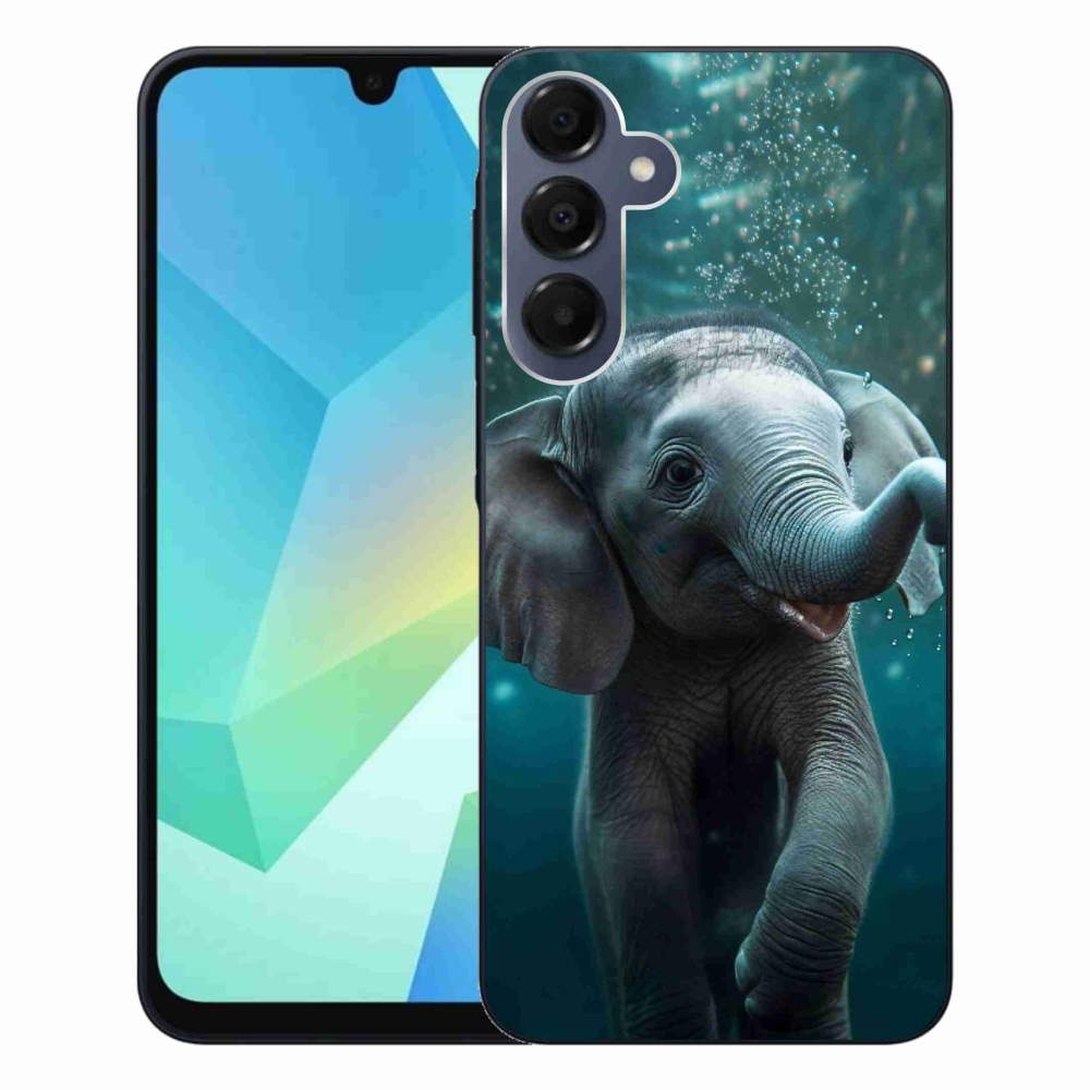 Gelový kryt mmCase na Samsung Galaxy A16 4G/5G - slůně pod vodou