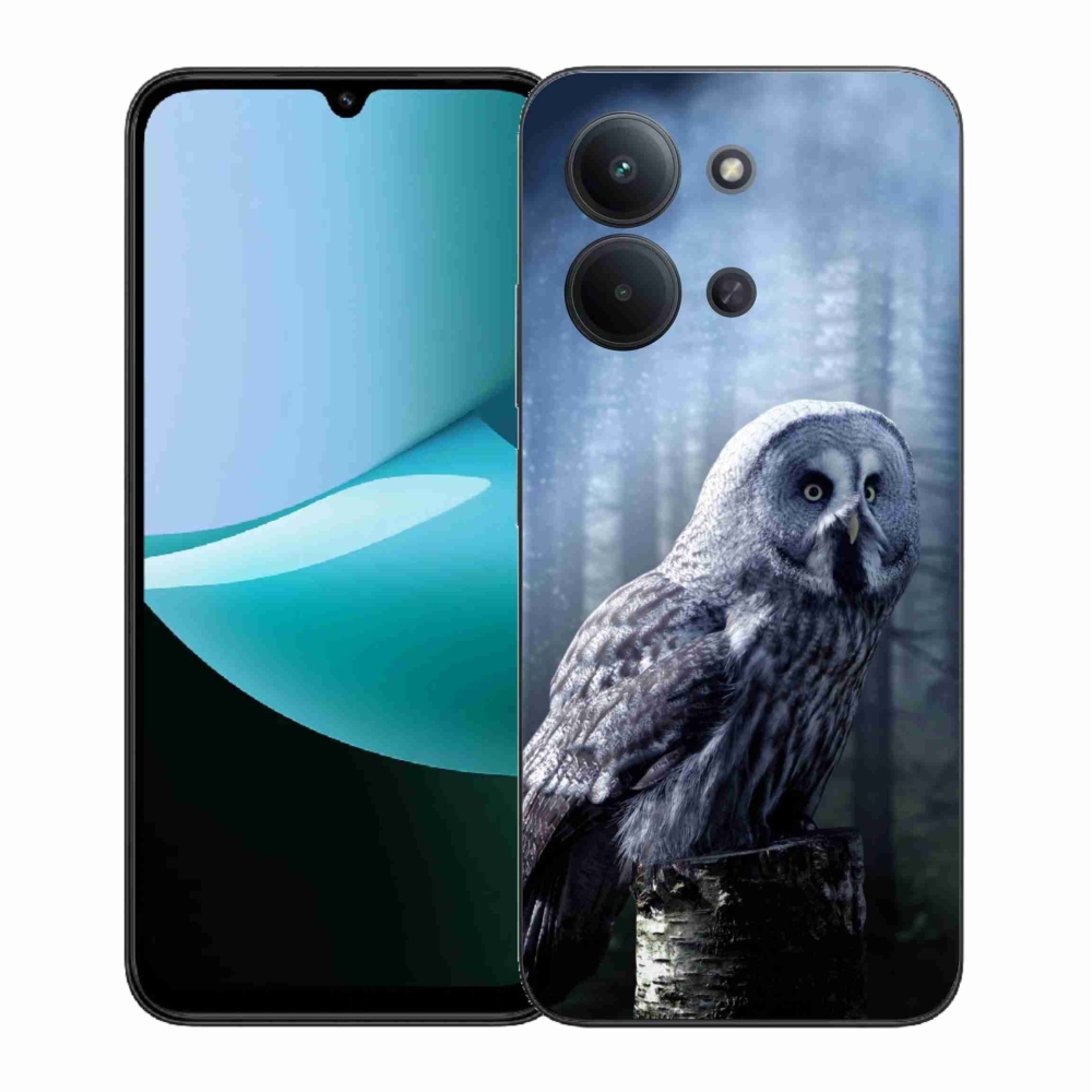 Gelový kryt mmCase na Xiaomi Redmi 15C 4G (171mm)/Poco C85 4G (171mm) - sova