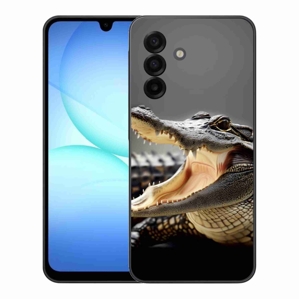 Gelový kryt mmCase na Samsung Galaxy A17 4G/5G - krokodýl