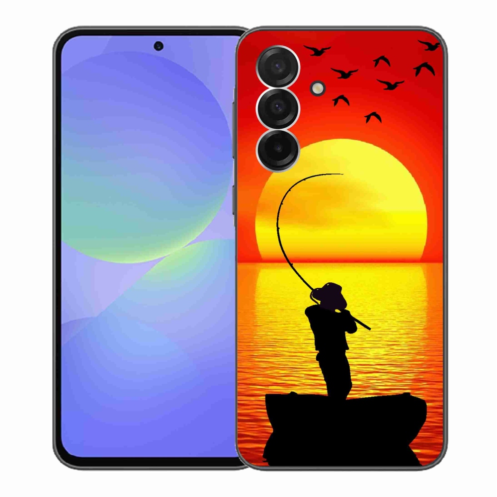 Gelový kryt mmCase na Samsung Galaxy A36 5G - rybaření
