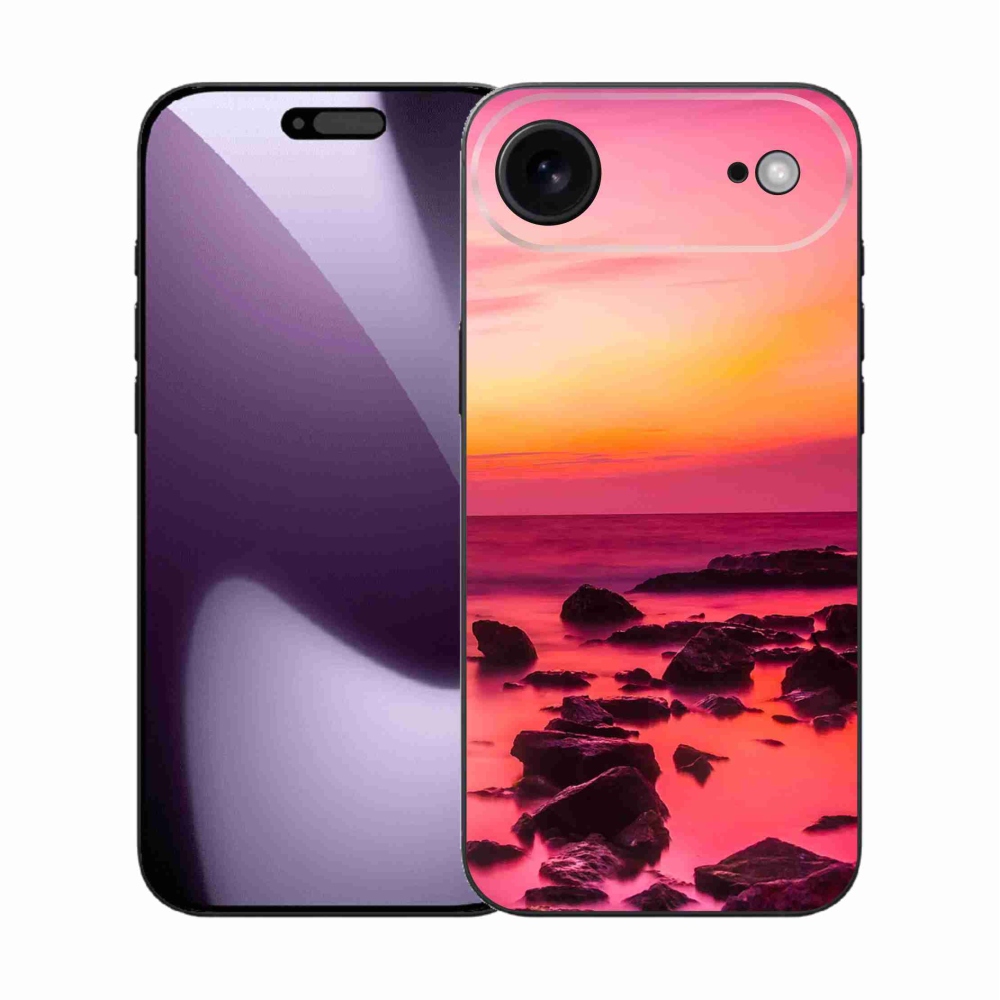 Gelový kryt mmCase na iPhone 17 Air - moře a záře