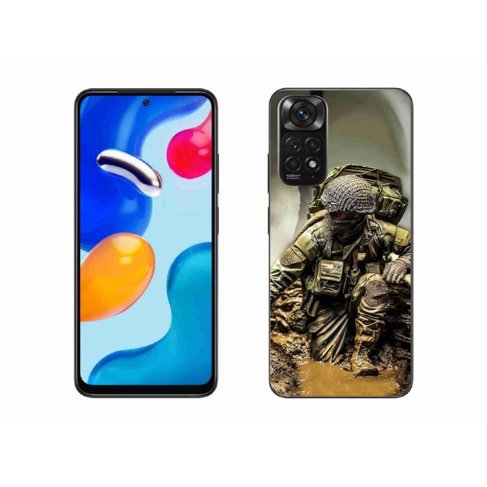 Gelový kryt mmCase na Xiaomi Redmi Note 11 4G - voják