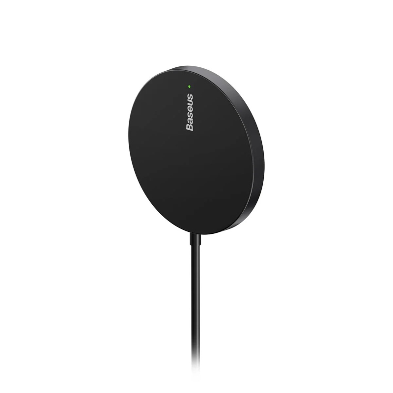 Baseus Simple Mini3 Magnetická Bezdrátová Nabíječka 15W Black