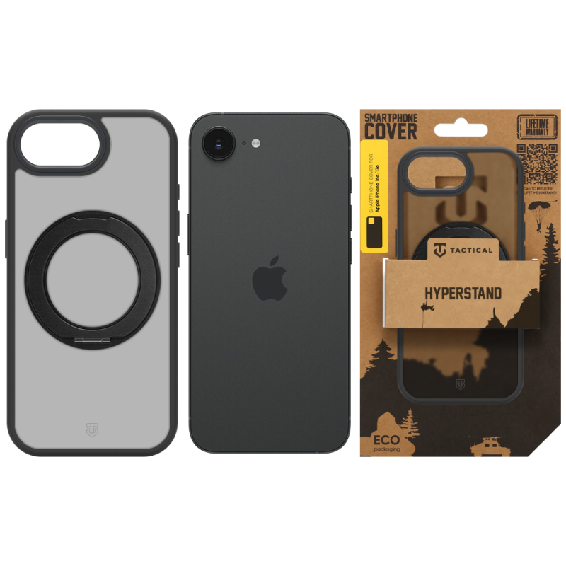 Tactical MagForce Hyperstand Kryt pro Apple iPhone 16e/17e Asphalt