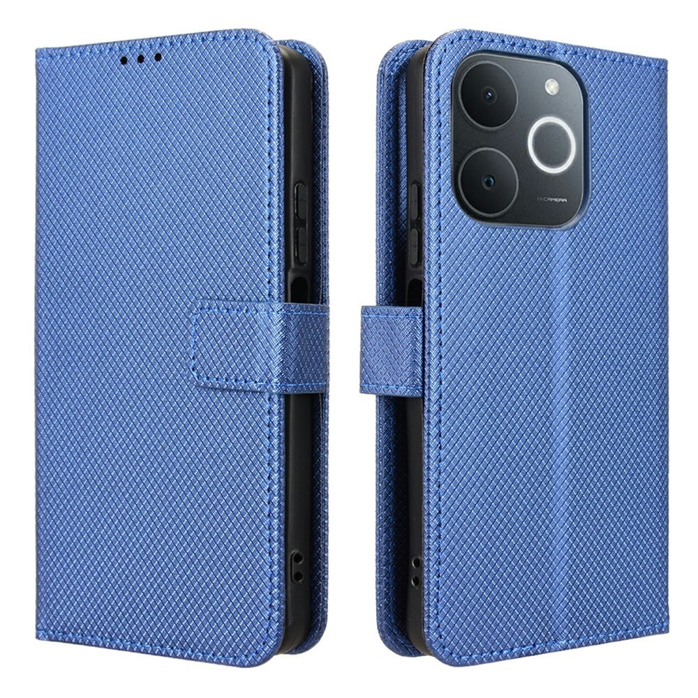 Diamond knížkové pouzdro na Realme Note 70T - modré