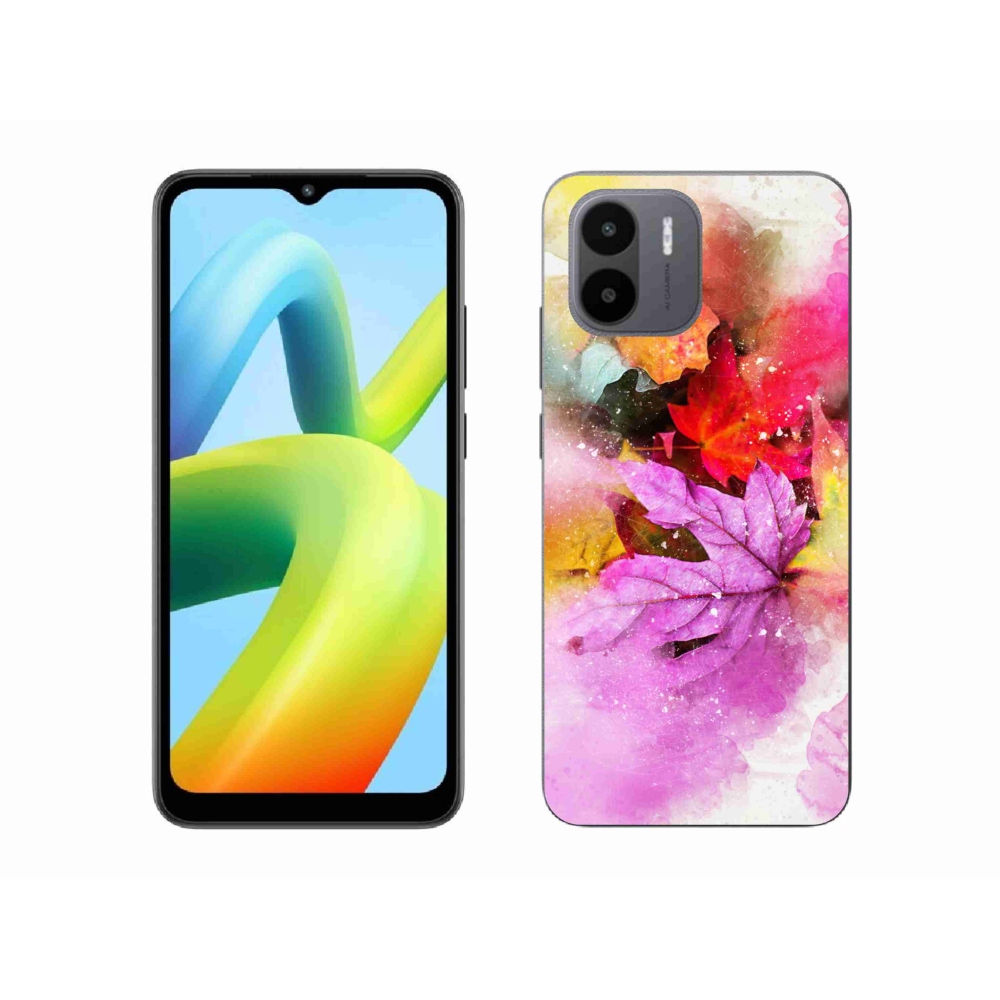 Gelový kryt mmCase na Xiaomi Redmi A1/Redmi A2 - barevné listy