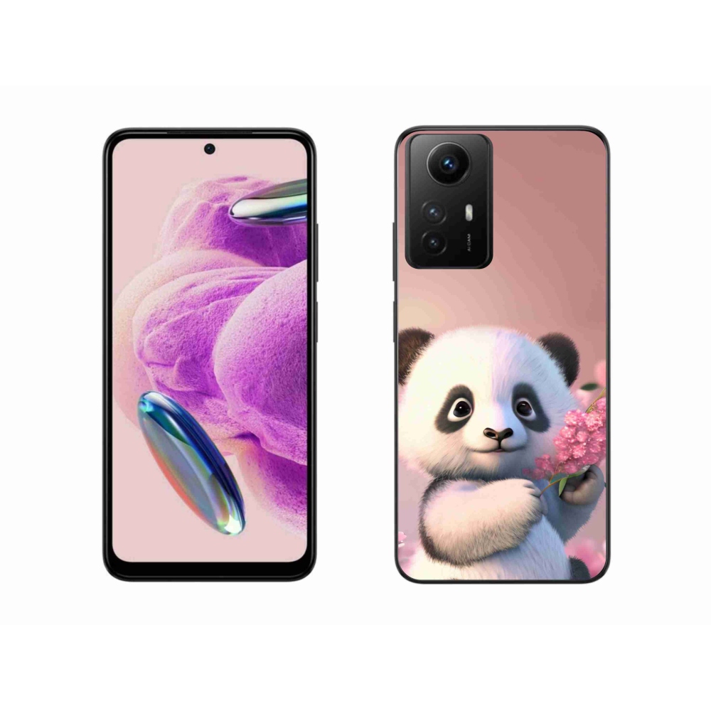 Gelový kryt mmCase na Xiaomi Redmi Note 12S - roztomilá panda