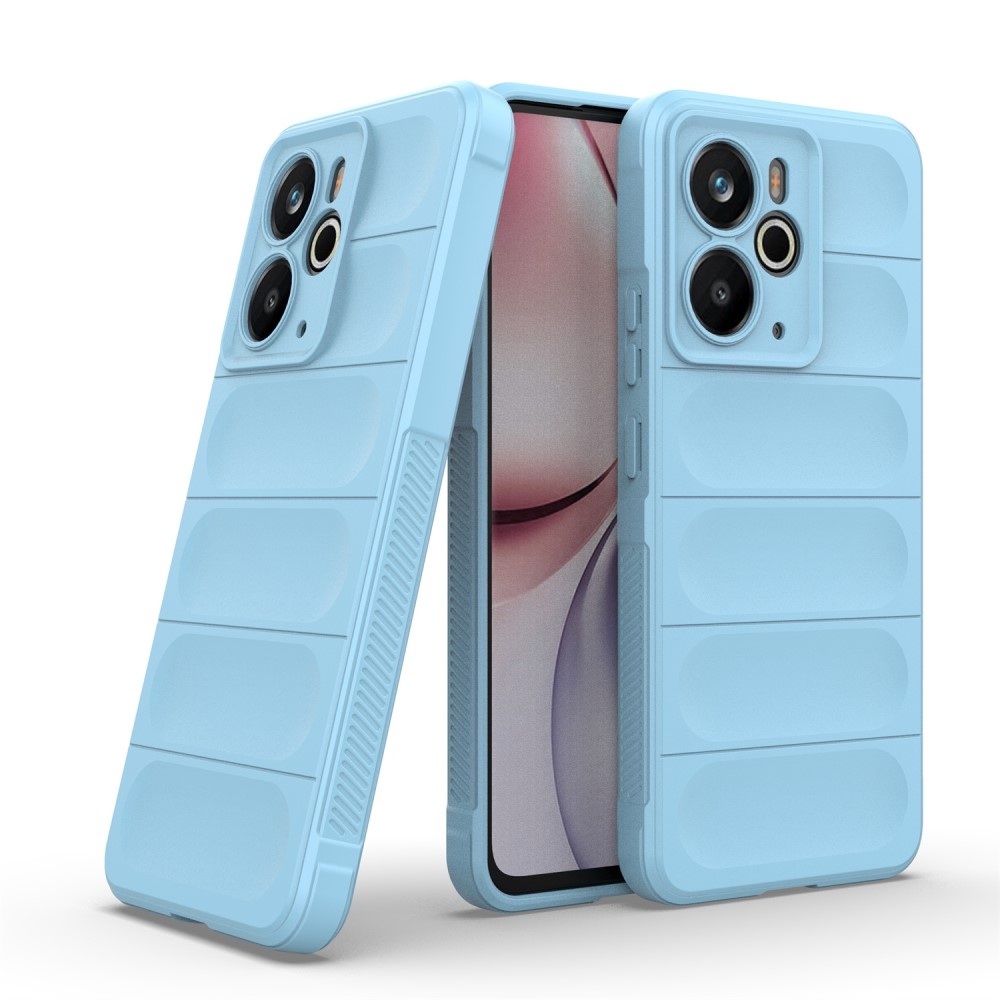 Rugg odolný gelový obal na Realme 14 5G - světlemodrý