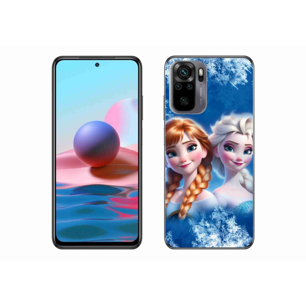 Gelový kryt mmCase na Xiaomi Redmi Note 10S - ledové království 2