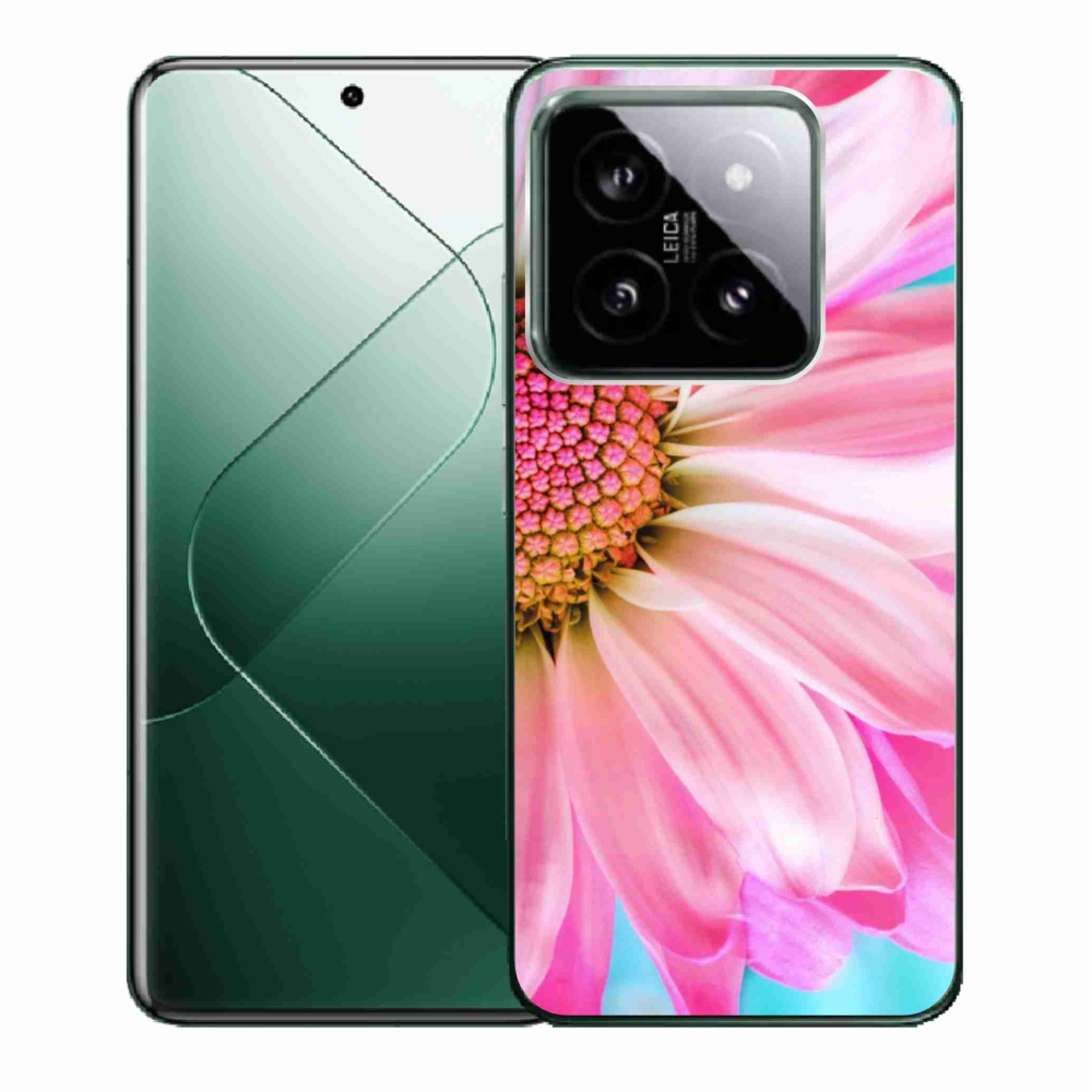 Gelový kryt mmCase na Xiaomi 14 - růžová květina