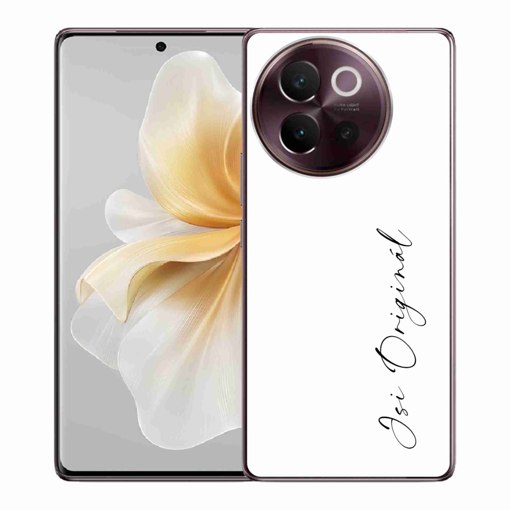 Gelový kryt mmCase na Vivo V40 Lite 5G - jsi originál bílé pozadí