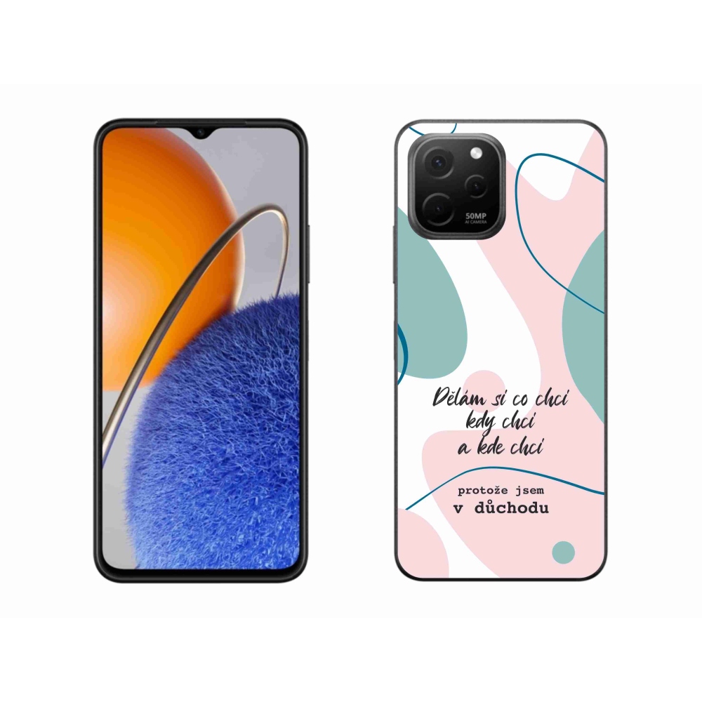Gelový kryt mmCase na Huawei Nova Y61 - vtipný text 10 bílé pozadí