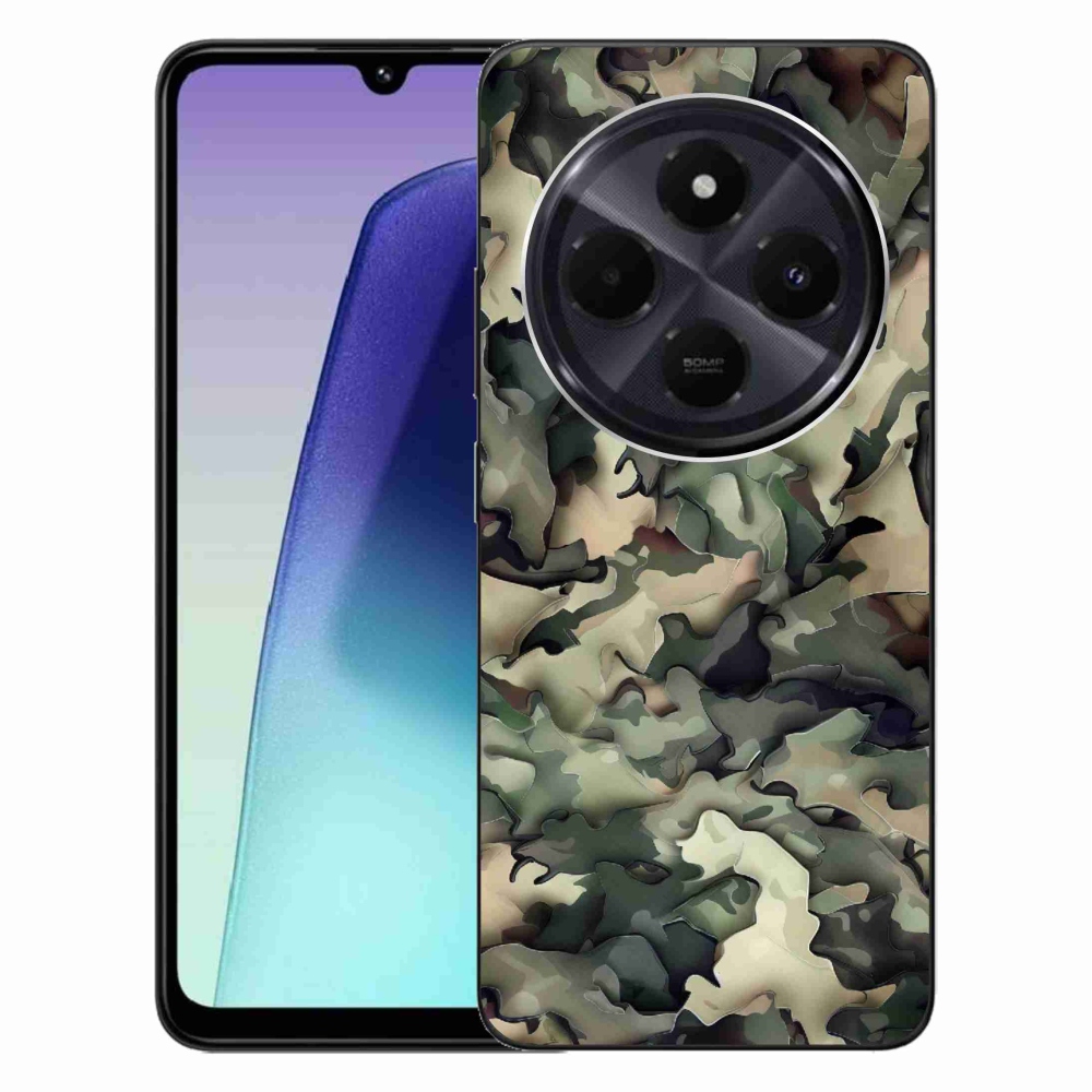 Gelový kryt mmCase na Xiaomi Redmi 14C/Poco C75 - maskáčový vzor 9