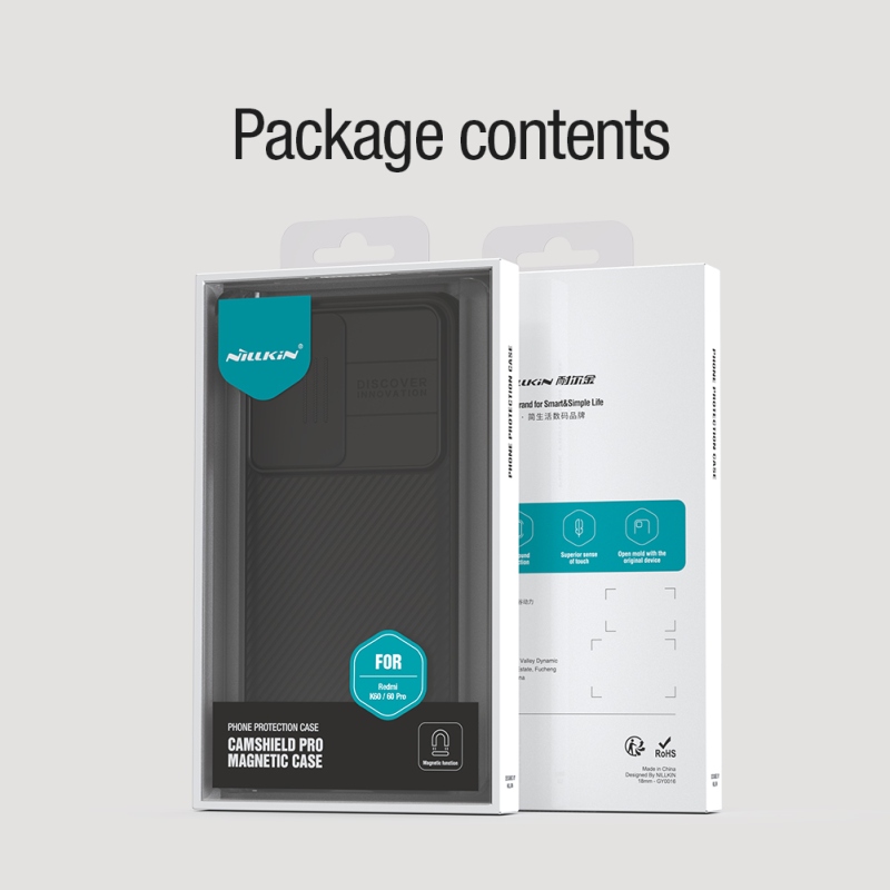 Nillkin CamShield PRO Magnetic Zadní Kryt pro Poco F5 Pro 5G Black