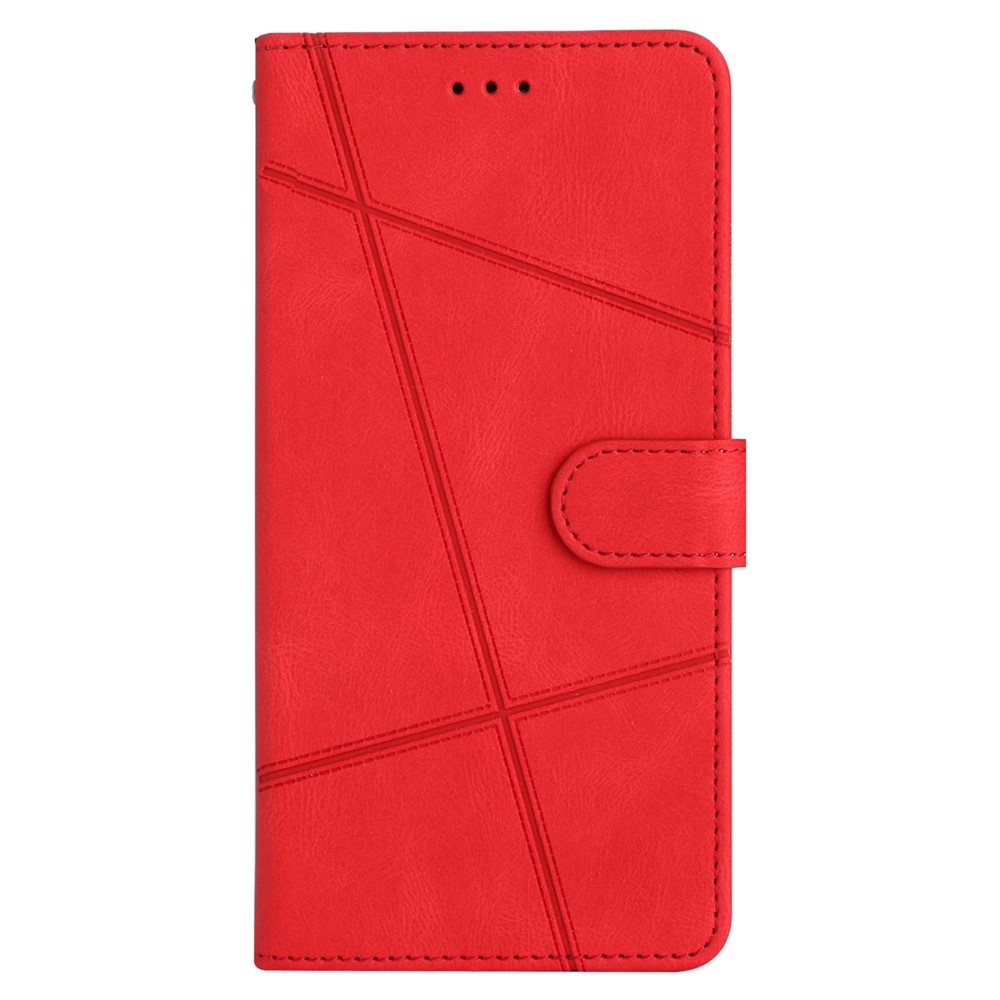 Line knížkové pouzdro na Samsung Galaxy S25 FE - červené