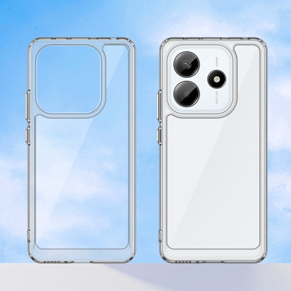 Gelový obal s pevnými zády na Xiaomi Redmi Note 14 5G - průhledný