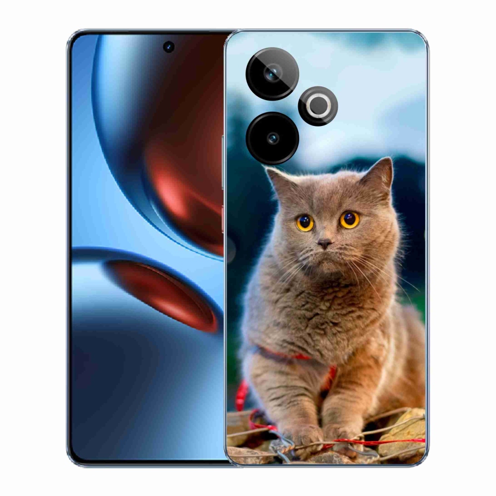 Gelový kryt mmCase na Realme GT 7 5G/GT 7T 5G - britská modrá 2