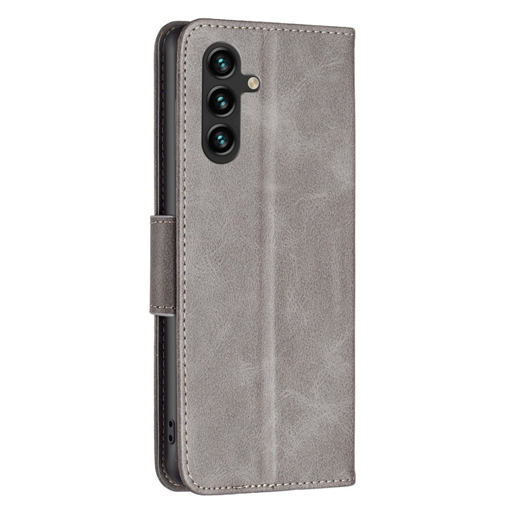 Case knížkové pouzdro na Samsung Galaxy S25 FE - šedé
