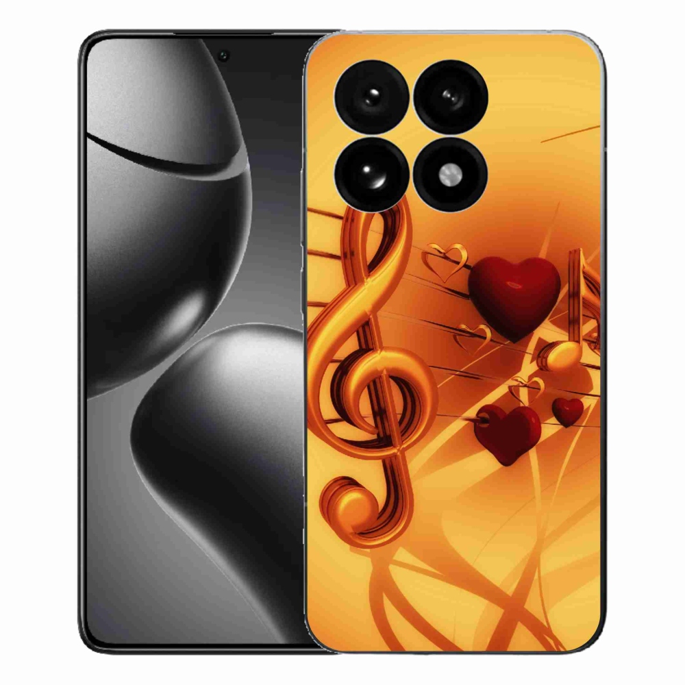 Gelový kryt mmCase na Xiaomi 15T - noty