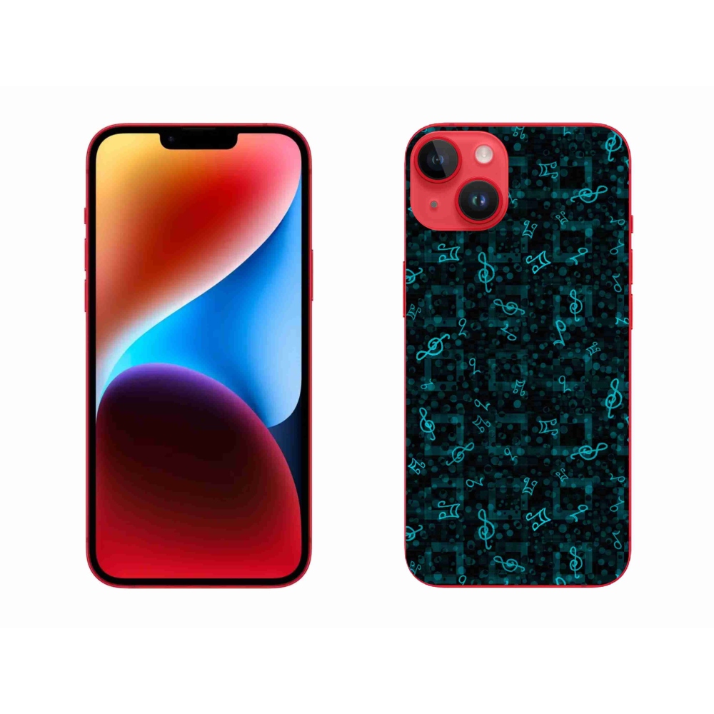 Gelový kryt mmCase na iPhone 14 Plus - noty 1