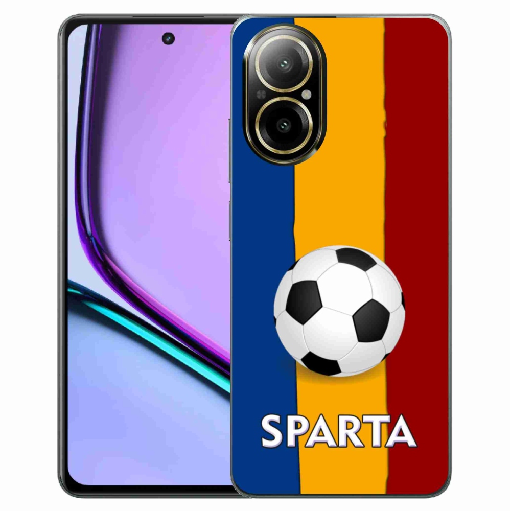 Gelový kryt mmCase na Realme C67 - fotbal 1