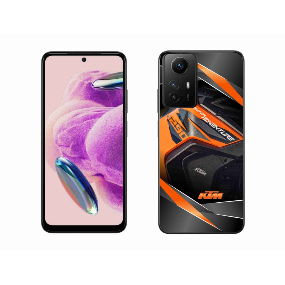 Gelový kryt mmCase na Xiaomi Redmi Note 12S - motorka ktm