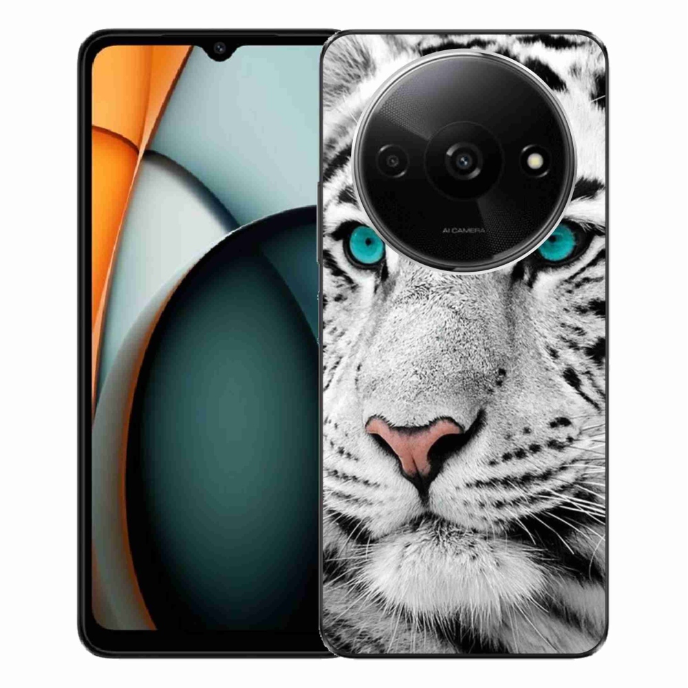 Gelový kryt mmCase na Xiaomi Redmi A3 - bílý tygr