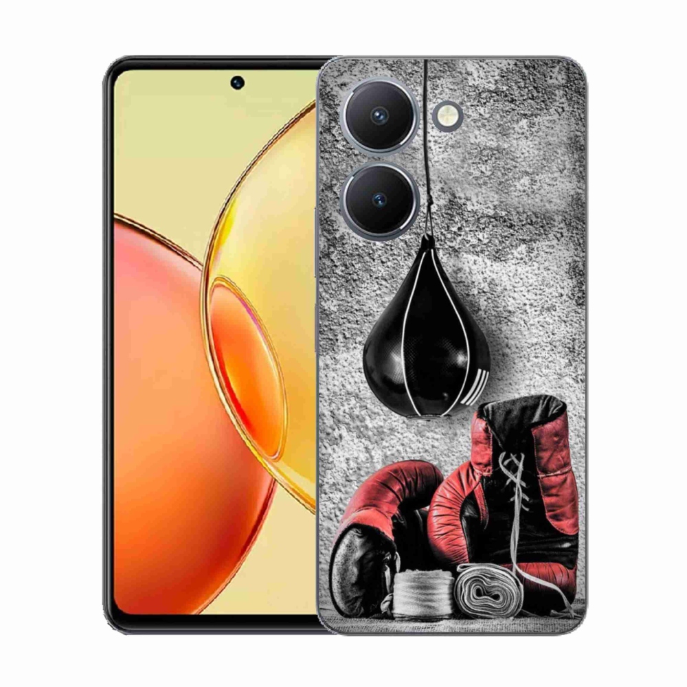 Gelový kryt mmCase na Vivo Y36 - boxovací pytel a rukavice