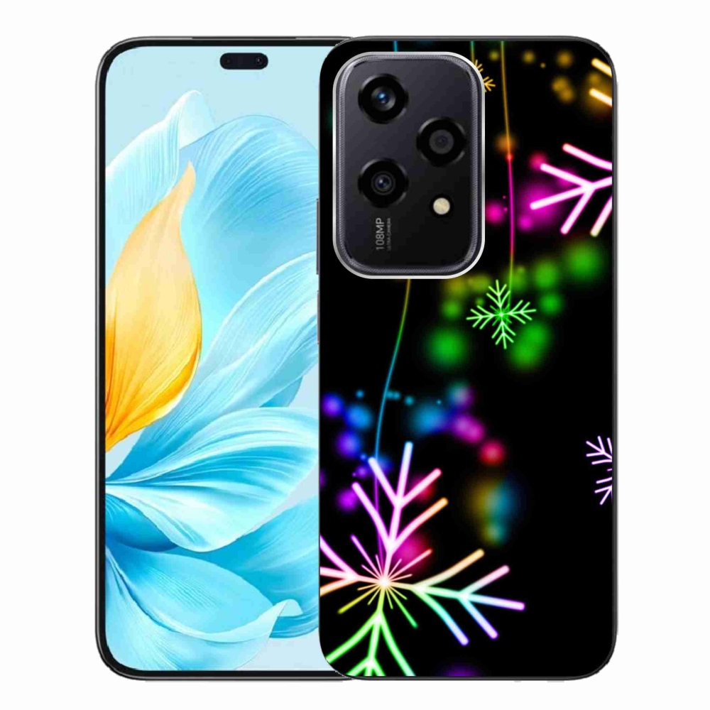 Gelový kryt mmCase na Honor 200 Lite 5G - barevné vločky