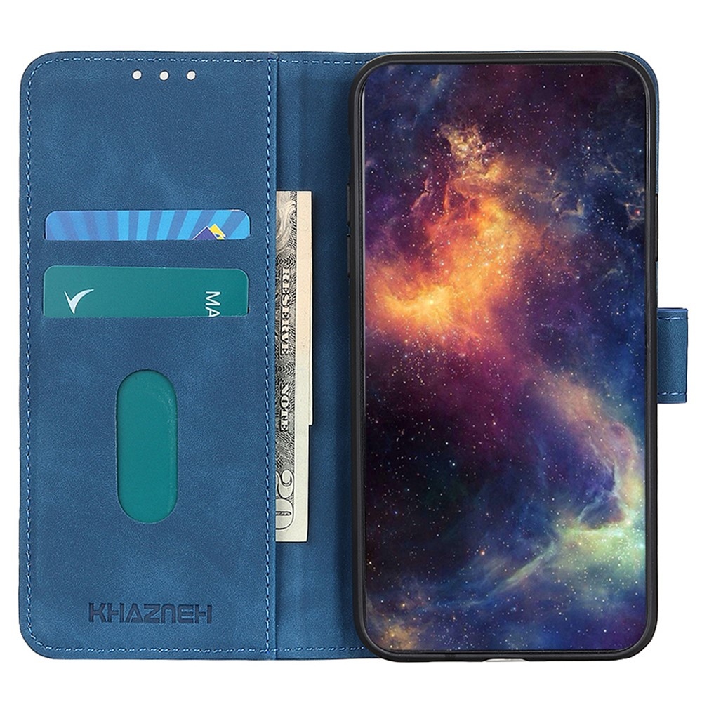 KHAZ knížkové pouzdro na Xiaomi Redmi Note 14 - modré