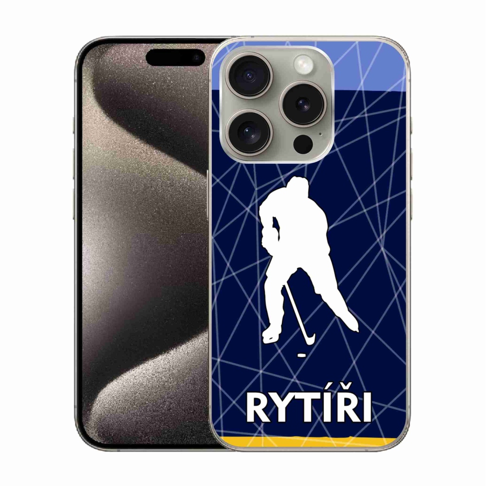 Gelový kryt mmCase na iPhone 15 Pro - Rytíři
