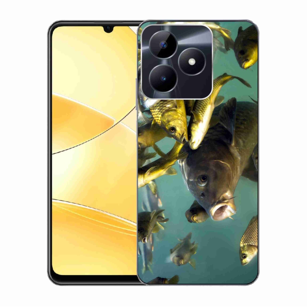 Gelový obal mmCase na Realme C51/C53 - hejno ryb