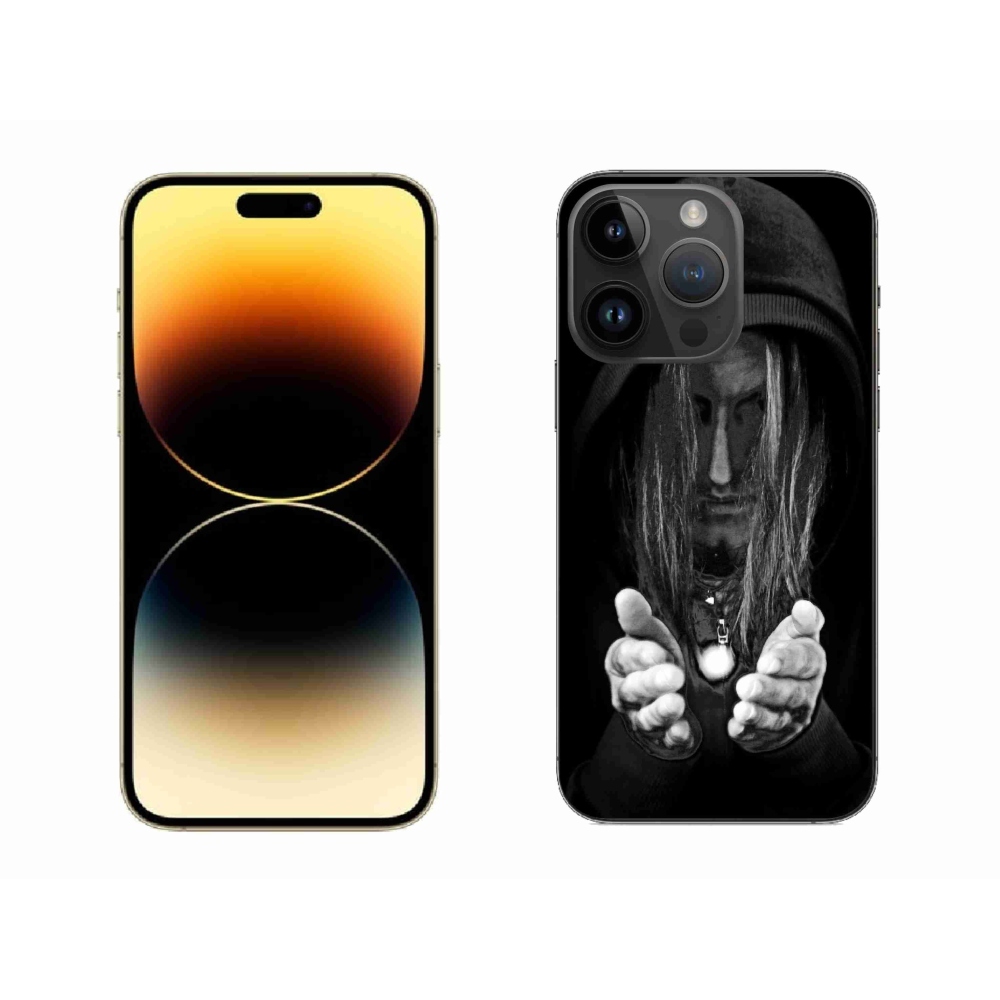 Gelový kryt mmCase na iPhone 14 Pro Max - tajemná osoba