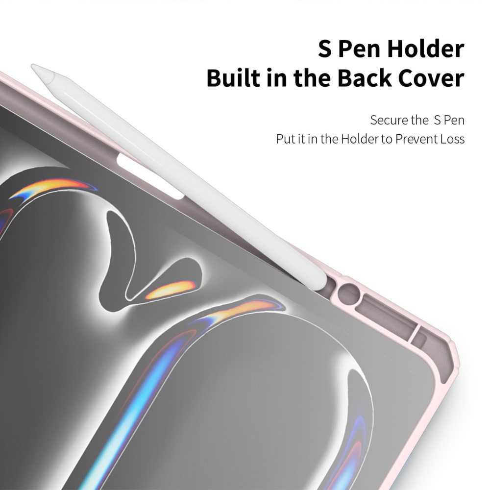 DUX chytré zavírací pouzdro na iPad Pro 13 (2024) - růžové