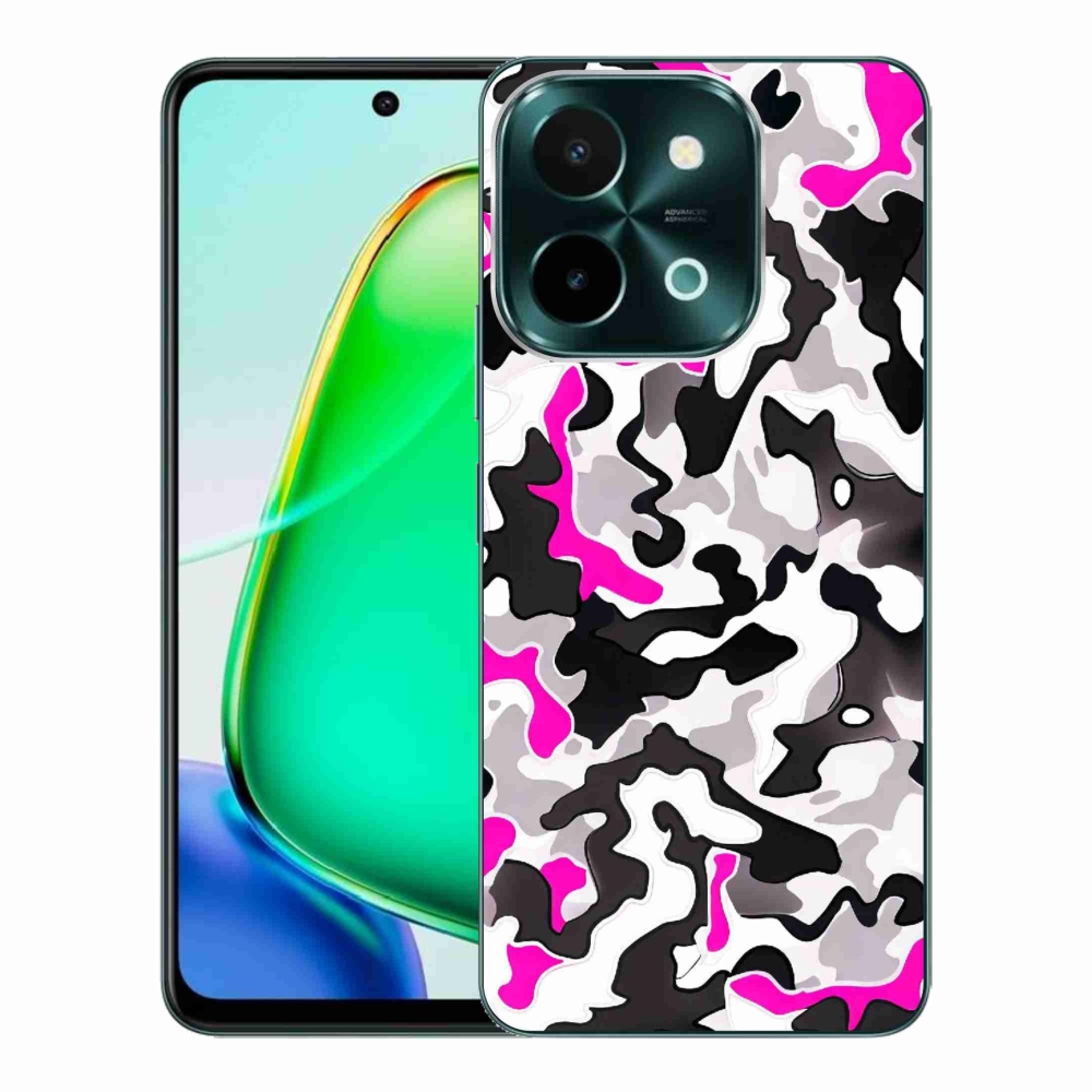 Gelový kryt mmCase na Vivo Y28 - maskáčový vzor 5