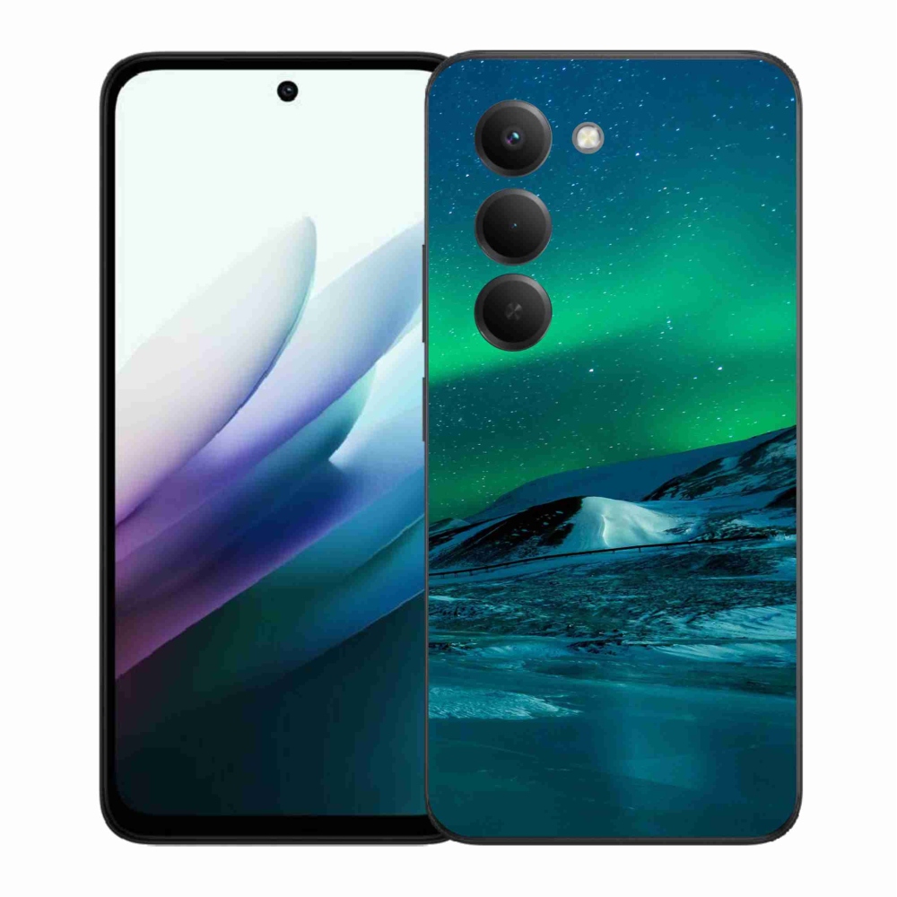 Gelový kryt mmCase na Xiaomi Redmi 15 4G/5G (171mm) - polární záře