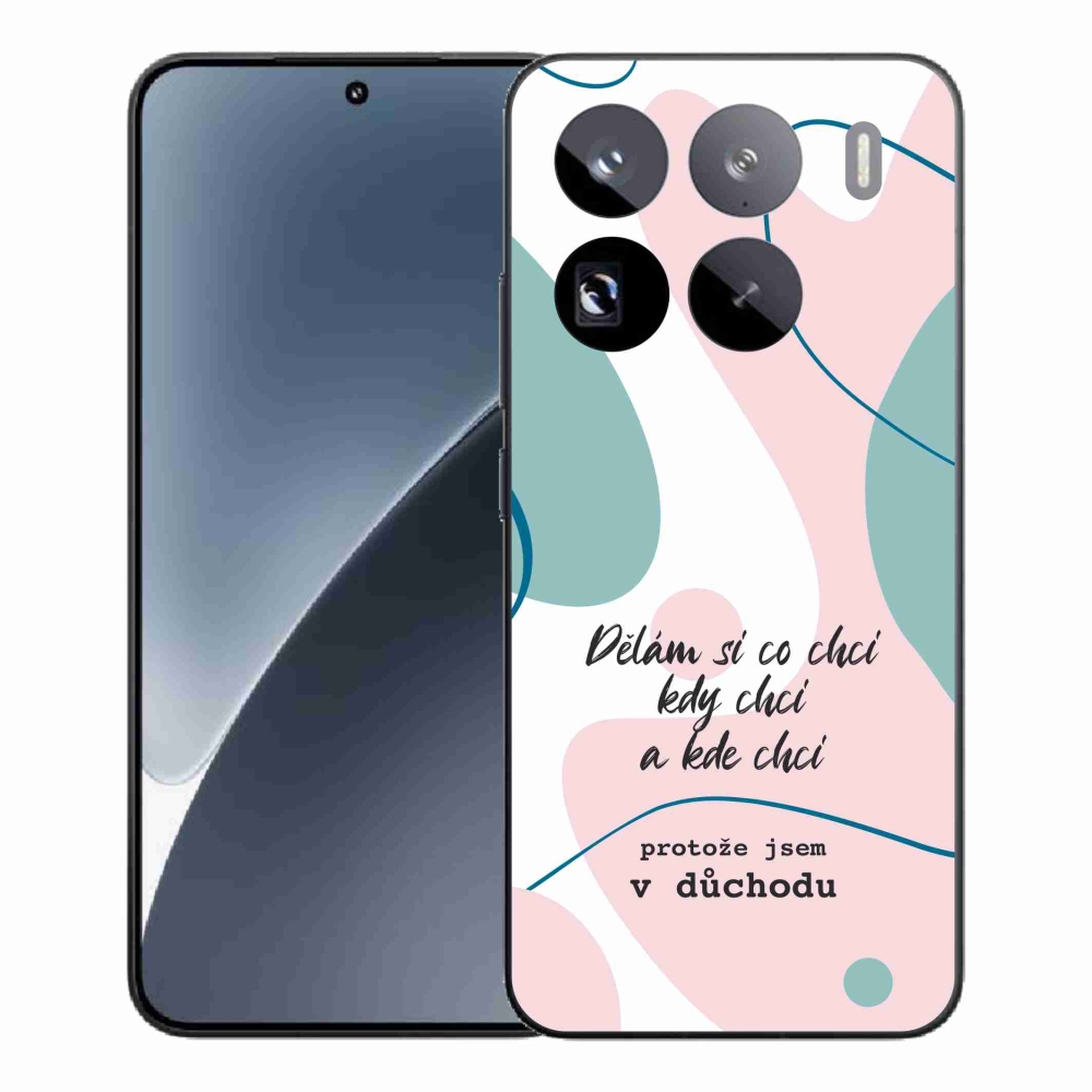 Gelový kryt mmCase na Xiaomi 15 Pro - vtipný text 10 bílé pozadí