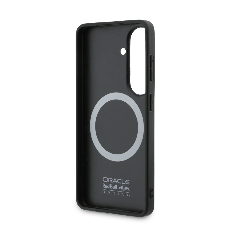 Red Bull PU Leather Meshed Red Ring Magnetic Zadní Kryt pro Samsung Galaxy S26 Navy