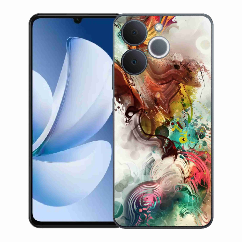 Gelový kryt mmCase na Realme Note 70T - abstrakt 1