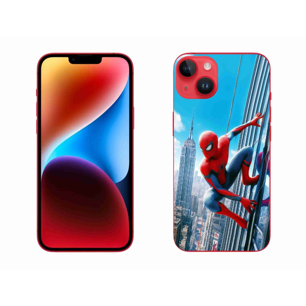 Gelový kryt mmCase na iPhone 14 Plus - spiderman